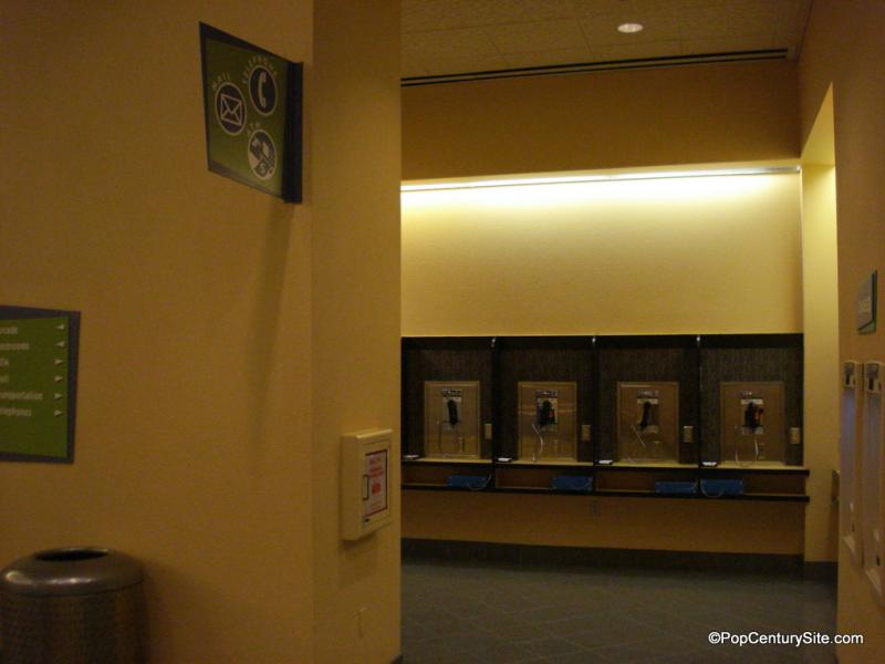 ATM, pay phones, and mail